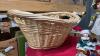 PORCELAIN DOLLS IN WICKER BASKET - SOME WITH STANDS - 4