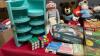 BOX OF ASSORTED STUFFIES, PUZZLES AND BEDAZZLER - 5