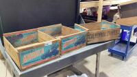 (3) FRUIT CRATES