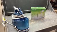 (2) ITEMS - WI - FI BOOSTER + ROWENTA COMPACT STEAMER