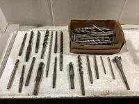 SHOP BOX OF MIXED DRILL BITS