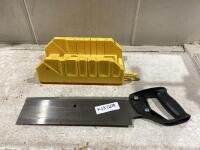 STANLEY TOOLS W/ MITER BOX & HANDSAW