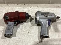 (2) PNEUMATIC TOOLS W/ CAMPBELL HAUSFELD 1/2" IMPACT WRENCH & MISCELLANEOUS 1/2" IMPACT WRENCH