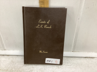 EVENTS OF LK RANCH HISTORY BOOK