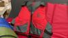SET OF CAMPING ESSENTIALS - OUTBOUND LIFE JACKET, OUTBOUND CUSHION SEAT, SLEEPING BAG, AND DRYING RACK - 3