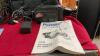 VELBON TRIPOD, TAMRON PENTAX CAMERA LENS, PANASONIC PALM CORDER AND A SYLVANIA VIDEO CAMERA - 7