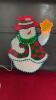 LIGHT UP SNOWMAN - FREE STANDING