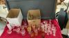 (2) BOXES OF MISC. DRINKING GLASSES - WINE, NORMAL DRINKING, TEQUILLA METER, DESSERT BOWLS, ETC.