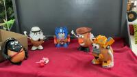 (5) ORIGINAL MR. POTATO HEADS