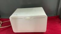 WHITE METAL BREAD BOX