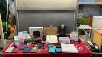 SONY TV HEADPHONES, VTECH CORDED LANDLINE PHONE, WIRELESS WIFI RANGE EXTENDER, BLACKWEB SPEAKER, ETC.