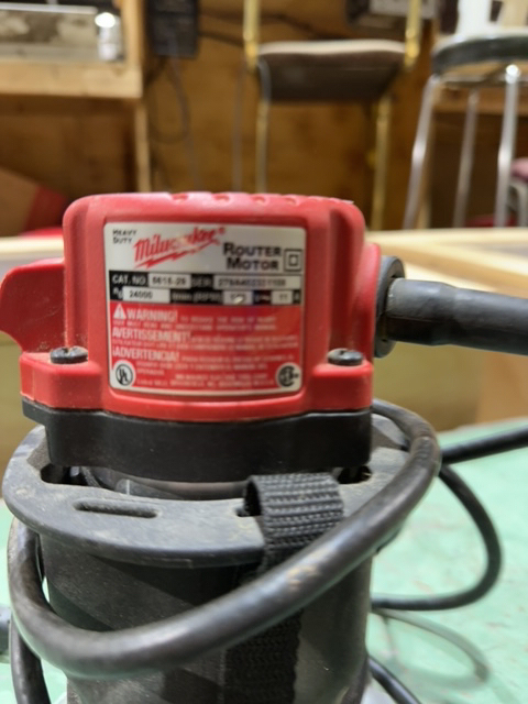 Milwaukee electric router