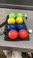 BOCCE BALL SET IN STORAGE BAG
