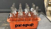 PIC-A-POP BOTTLES IN PLASTIC CRATE