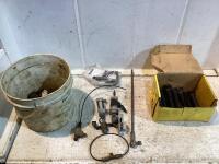 SHOP PAIL OF MIXED MISCELLANEOUS PARTS