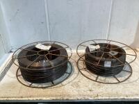 (2) LINCOLN ELETRIC SPOOL GAS SHIELDED CORED WIRE (1.1MM)