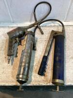 SHOP FLAT W/ (2) GREASE GUNS