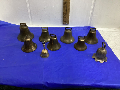 BRASS BELLS. 7-PCS