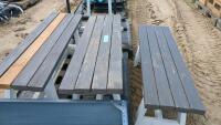 Set of 3 benches