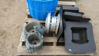 Assorted Roof Vents and Garden Decor