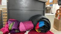 (3) SLEEPING BAGS - (2) CHILD SIZE