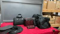 DUFFLE BAG W/ NETTI POT, MAKE-UP BAGS, COLLAPSIBLE BAG