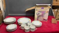 (20) PC. FINE CHINA DINNER SET - SERVES 4