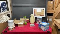 BOX W/ IMMERSION BLENDER, GLASS CUTTING BOARD, KITCHENMATE,