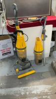 (1) COMPLETE DYSON UPRIGHT BAGLESS VACUUM & A PART VACUUM