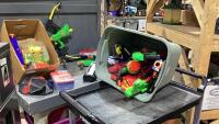 (2)BOXES-NERF GUN + AMMO + 2 FACE MASKS