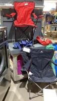 (5) FOLDING CAMP CHAIRS