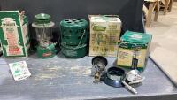 (3)ITEMS - COLEMAN CATALYTIC HEATER, COLEMAN PROPANE HEATER, COLEMAN FUEL HEATER
