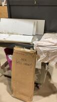 IKEA 2 -DOOR WALL CABINET(31&rdquo;W X 28&rdquo;L) + (3)GLASS SHELVES