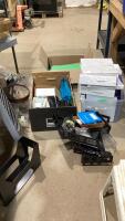SHELF # 17 - BINDERS, FILE HOLDERS, PAMPLET HOLDERS, TIME CARD HOLDERS