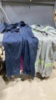 BOX W/ 2 PAIR OF COVERALLS