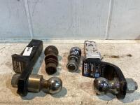 SHOP BOX OF MIXED HITCHES/BALLS