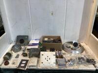 SHOP BOX OF ELETRICAL PARTS & MISCELLANEOUS