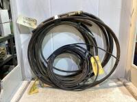 (2) HYDRAULIC HOSES & (2) 1/2" AIRLINE HOSE