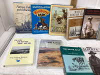 BOX OF BOOKS - WESTERN STORIES, HISTORY