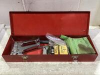 PROTO TOOL BOX W/ STAPLERS & STAPLES