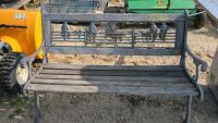 Rodeo Theme Park Bench