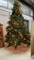 LIGHTED CHRISTMAS TREE - CLEAR LIGHTS