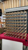 WOOD WINE BOTTLE HOLDER