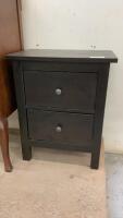 SIDE TABLE W/ 2-DRAWERS