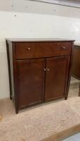 DESK UNIT W/ PULL-OUT TOP DRAWER
