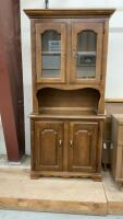 SMALL DISPLAY CABINET - 2 PIECE