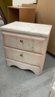 2-DRAWER SIDE TABLE