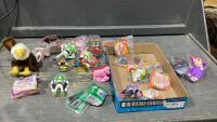 FLAT W/MCDONALDS TOYS