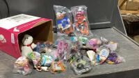 BOX OF MCDONALD TOYS