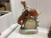 (3)LIQUOR DECANTERS-RODEO THEME - 2